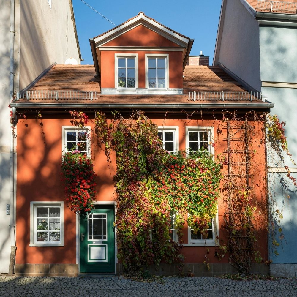 Historisches Wohnhaus als Beispiel für Arbeiten an alter Bausubstanz
